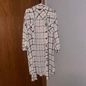 Torrid Plaid Shirt / Kimono